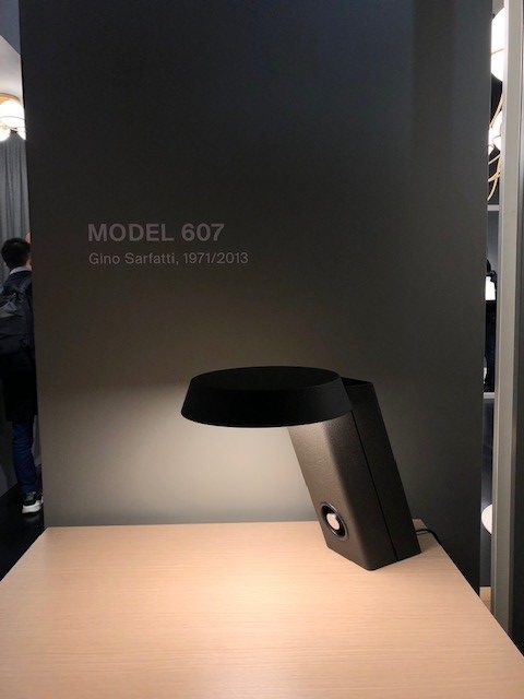 MILANO SALONE 2019 EUROLUCE astepの展示ブース、mod.607