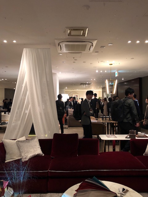 カッシーナイクスシー新作展示会、レセプション