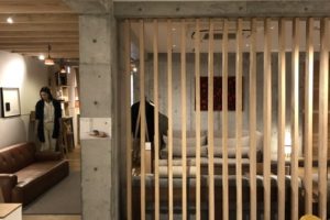 HAREM中目黒店、設計ひとともり、ロースタイルソファ