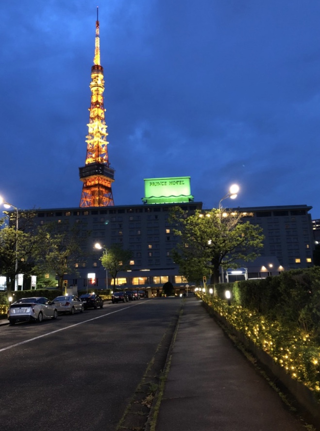 東京プリンスホテル、東京出張、虎ノ門ヒルズ、東京メトロ御成門駅、歩いて1分