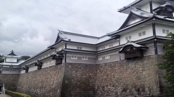 金沢城、石川県、加賀百万石、海鼠壁、アート、美しい城