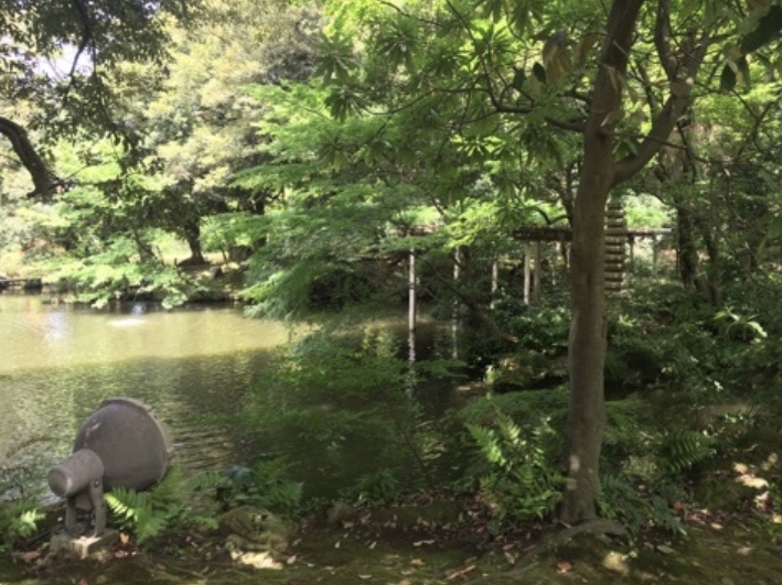 松風閣庭園、石川県金沢市、鈴木大拙館隣、和風庭園