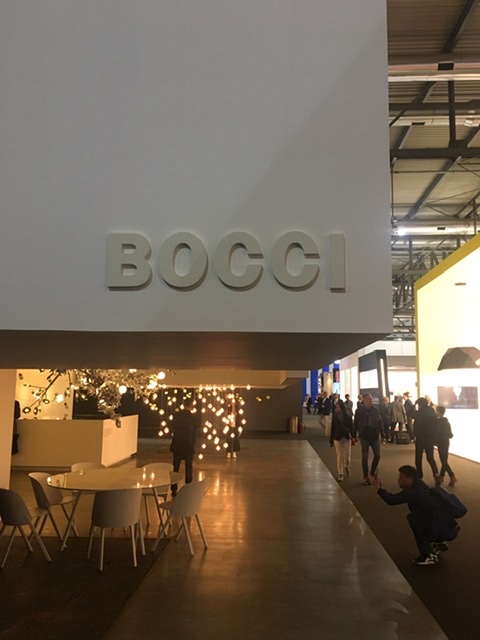 BOCCIの展示ブース イタリア ミラノ MILANO SALONE 2017 FIERA会場