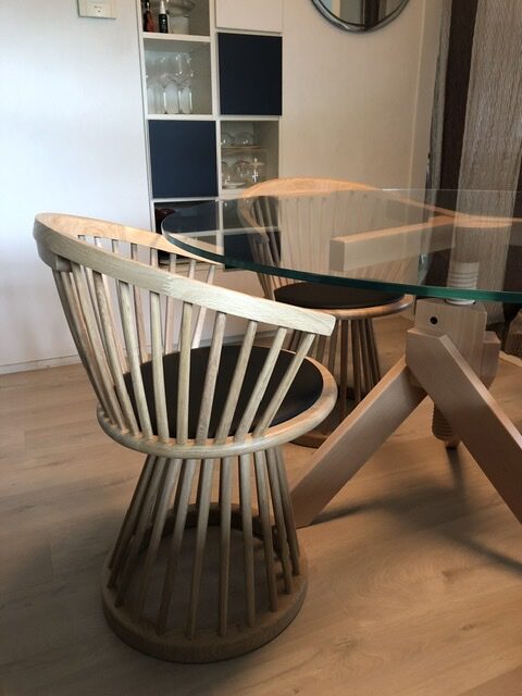 Tom Dixon Fan Dinning Chair Natural Oak